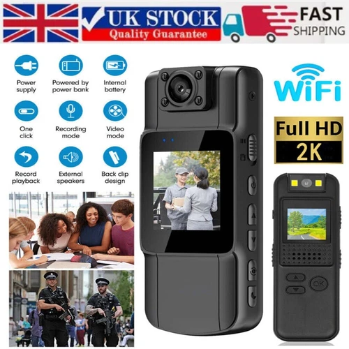 Portable Police Body Camera Pocket Video Audio Recorder Night Vision Cam
