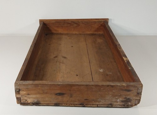 alte Schublade Schubkasten Schubfach Einschub Kasten Wandregal Regal Pflanzgefäß - Bild 6 von 12