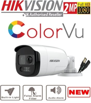 HIKVISION 2MP Kamera Turbo Full HD Sirene Audio Fixed Bullet, DS-2CE12DF3T-PIRXOS