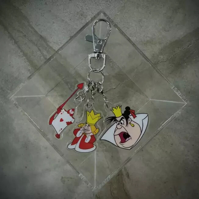 Japan Shop Disney Disney Villains / Trio Acrylic Keychain