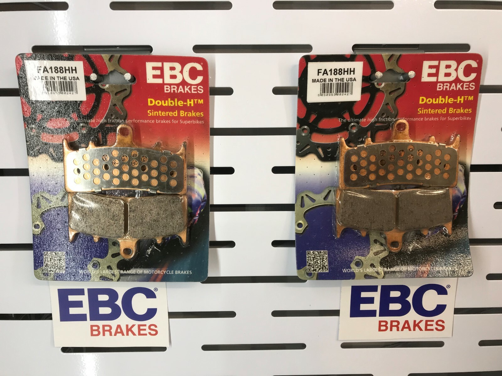 KAWASAKI ZX6R FRONT BRAKE PADS G1 G2 J1 J2 A1P 98-02 FA188HH SINTERED