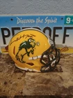 Carson Wentz Signed NDSU Bison Speed Mini Helmet