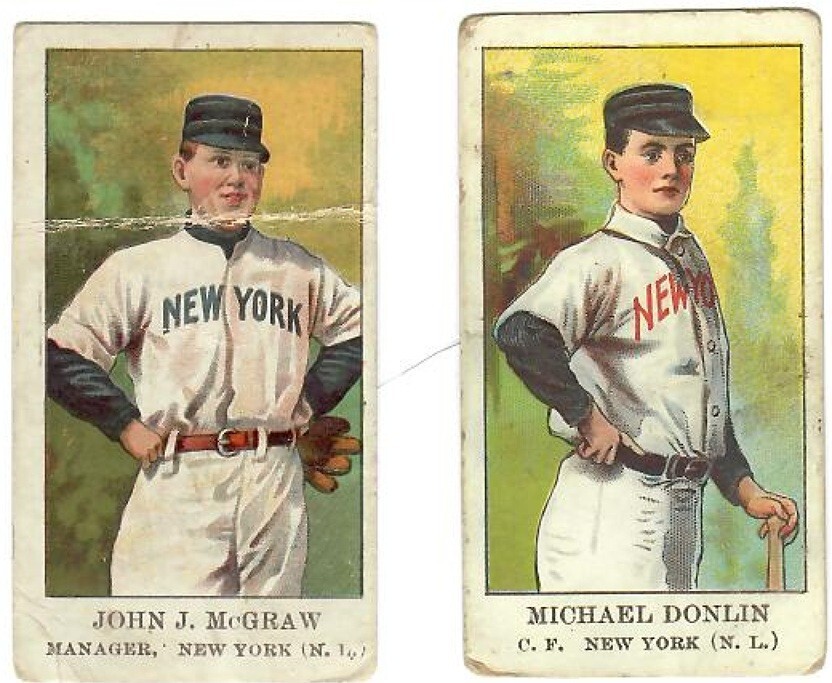 1908 E91 American Caramel Michael Donlin and John McGraw
