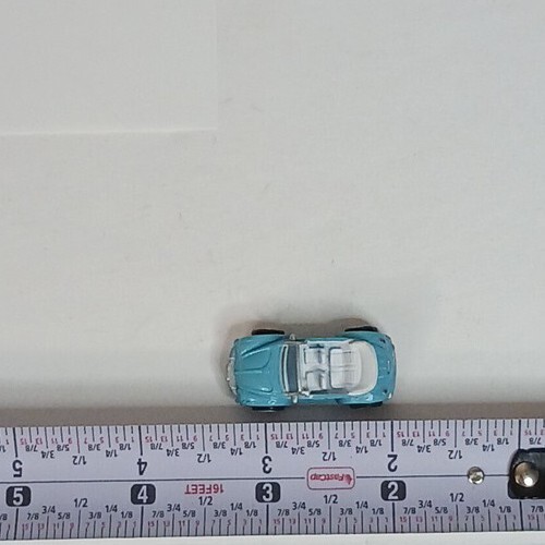 Micro Machines Volkswagon Beetle Cabriolet VW Bug Light Blue Vintage Collectable - Picture 9 of 9