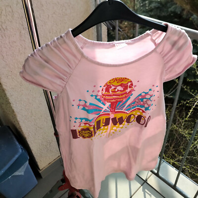 Uniqlo Chupa Chups Mädchen Glitzer-TShirt Lollywood Gr 11 guter Zustand