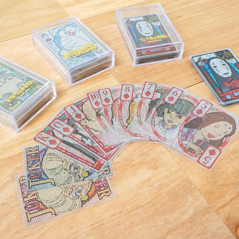 Playing Cards Doraemon Totoro Transparent Japn Cartoon Anime