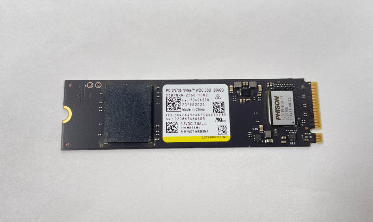 Western Digital SN740 PCIe Gen4 NVMe M.2 2230 SSD: 1TB US$105.34(~A$153 - Foto 5