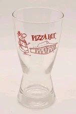 Vintage Pizza Hut Restaurant Glass Pizza Pete 8 oz 70's Beer Soda Glass