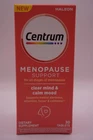 NEW CENTRUM Menopause Support Clear Mind and Mood Tablets - 30ct Exp.05/26