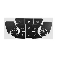 Matte Black Manual Ac Button Repair Decals Stickers For Opelvauxhall Mokka Matte Black Manual Ac Button Repair Decals Stickers For Opelvauxhall Mokka