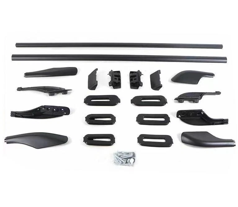 Portaequipajes de techo de aluminio negro para Lexus LX470 4700 1998-2007 Foto 2 de 4