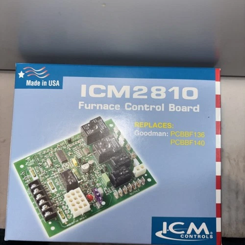 ICM2810 Goodman PCBBF136 and PCBBF140 furnace control board Replacement