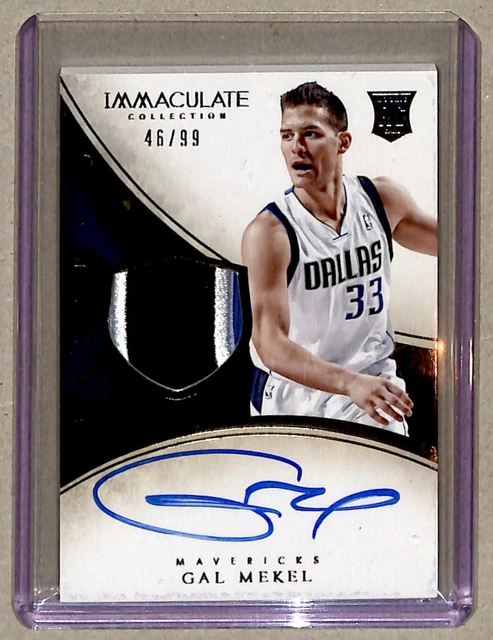 2013-14 Panini Immaculate Gal Mekel RC Auto 46/99 #121
