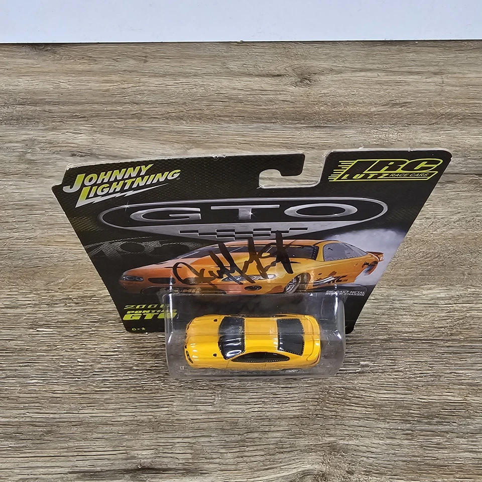 SIGNED Jeff Lutz Street Outlaws 1:64 DieCast 2006 Pontiac GTO OKC 405 - Image 3 of 4