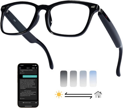 AI Smart Glasses, 164 Language Translation Glasses, Bluetooth Glasses with Speak