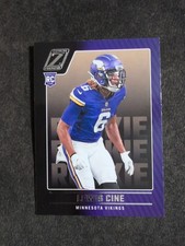 2022 Panini Zenith Lewis Cine #185 RC Rookie ~ Minnesota Vikings Football Card. rookie card picture
