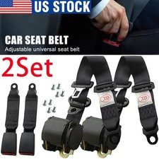 Adjustable 3 Point Seat Belts Universal Car Retractable Seat Belt Lap Shoulder Adjustable 3 Point Seat Belts Universal Car Retractable Seat Belt Lap Shoulder
