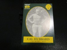 CAL HUBBARD 1992 CHAMPION GREEN BAY PACKERS HALL OF FAME TRADING CARD # 4