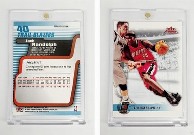 RARE SSP /10 DECADE EDITION PARALLEL 2003-04 Fleer Focus ZACH RANDOLPH PORTLAND 