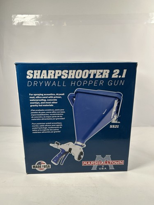 #ad Marshalltown SharpShooter 2.1 Drywall Sprayer Gun with Hopper Blue SS21 $62.99