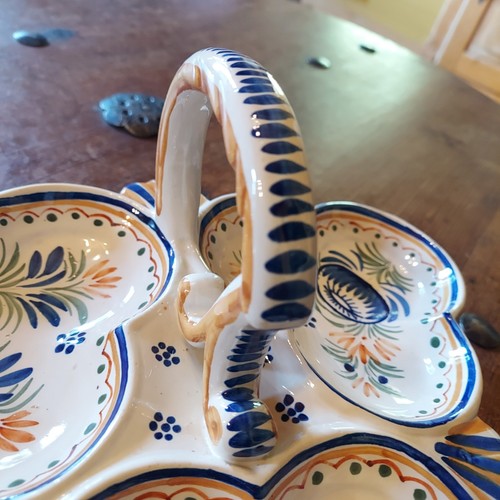 Vintage HENRIOT QUIMPER Osyster Plate Ceramic France circa 1950s' Excellent Cond - Picture 9 of 11