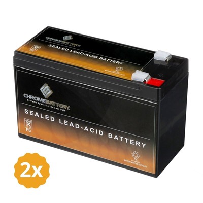 12V 9AH Battery for APC BACK-UPS XS1500 RBC109 PS-1290 RBC Smart UPS Battery 2PK