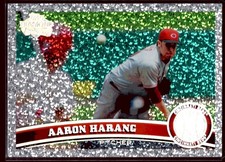 2011 Topps #249 Aaron Harang Diamond Anniversary Silver Sparkle