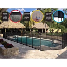 4 Ft. X 12 Ft. Pool Safety Fence for In-Ground Pool, ASTM Certified, UV Prote...