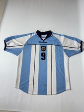 argentina national team 2001 home reebok 9 Size xl