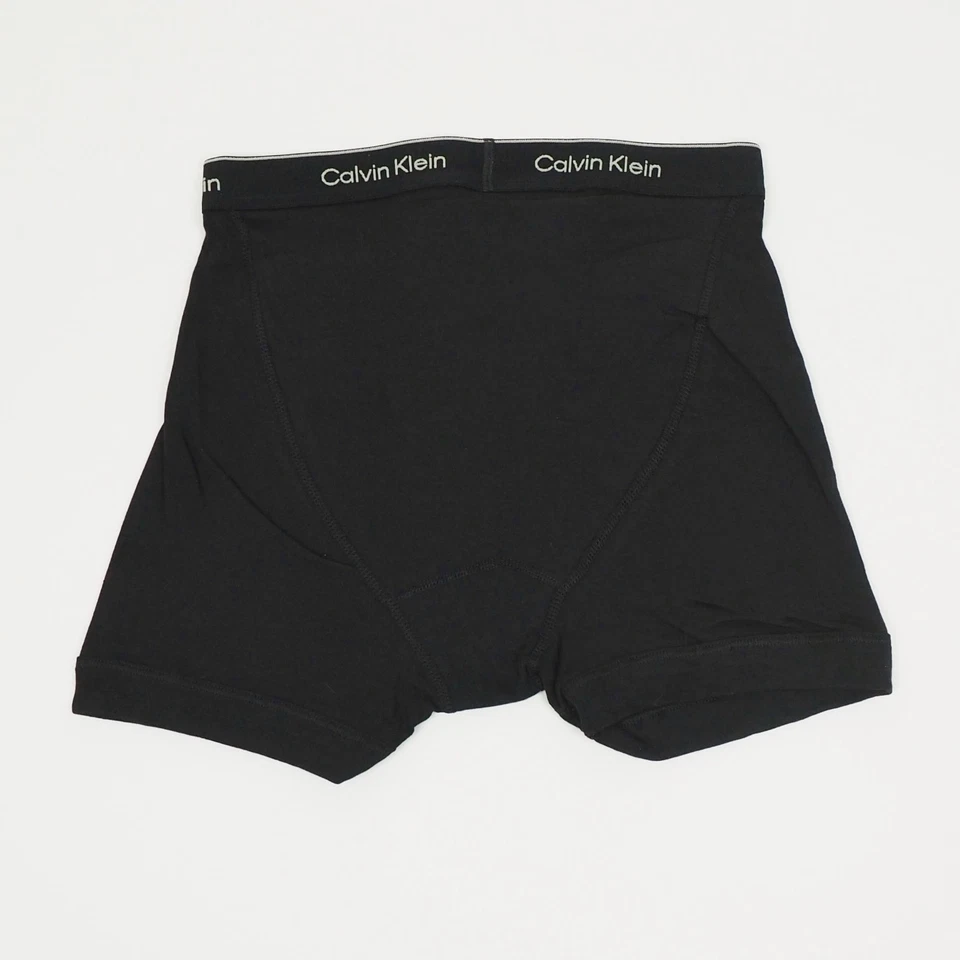 Novo Calvin Klein Cuecas Boxer Masculinas Lote Médio de 5 Cuecas Cueca Mistura Elástica - Imagem 3 de 4