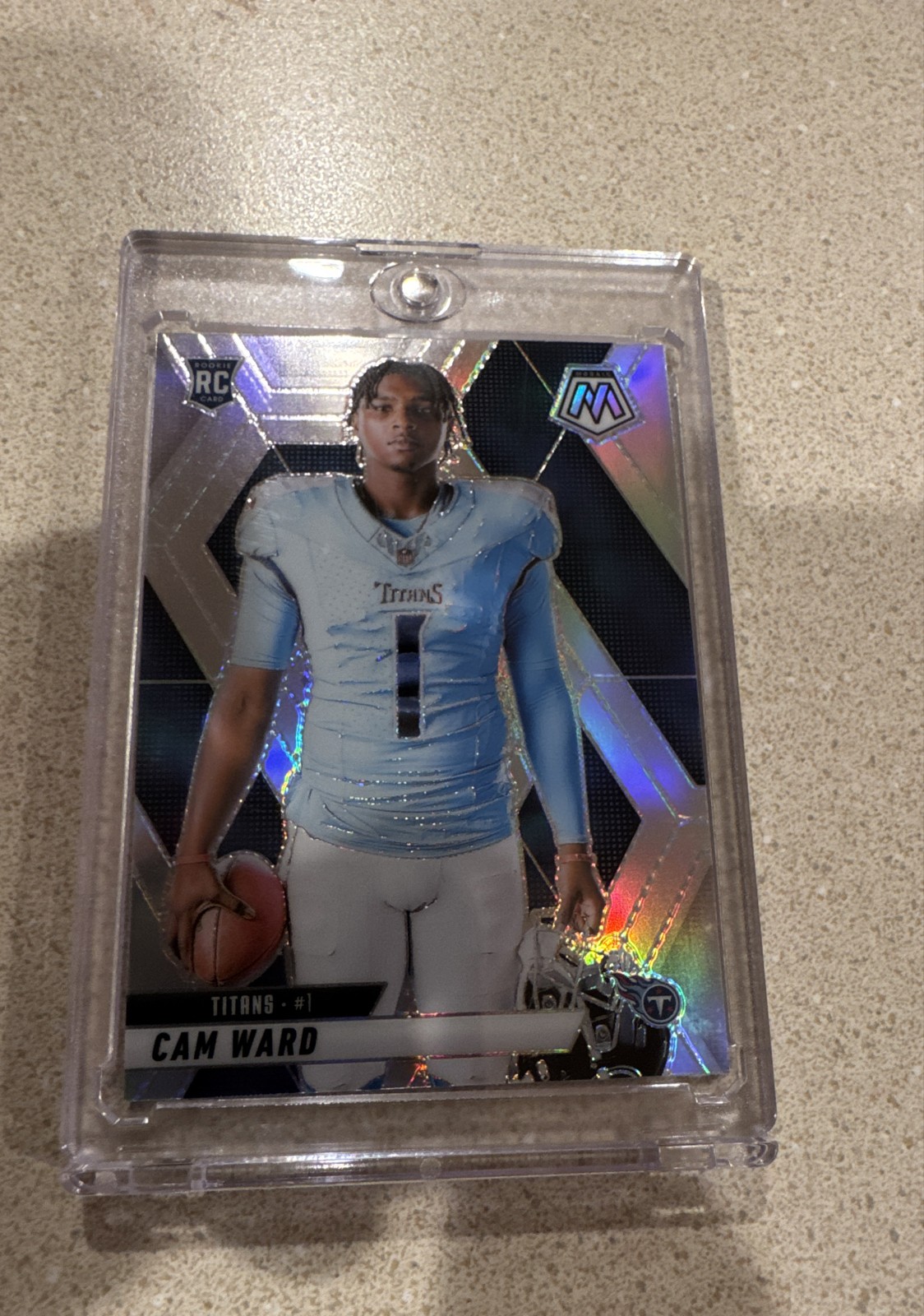 2025 Panini Mosaic - Center Stage Mosaic Cam Ward #17 Silver Prizm (RC)