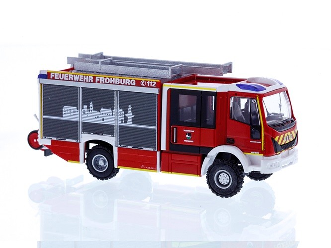Rietze 68159 - 1/87 Magirus HLF Team Cab FW Frohburg - New