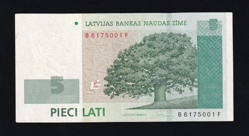 5 lati 2009 Latvia P-53c