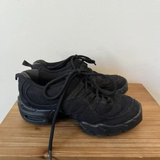 Bloch Split Sole Women’s Hip Hop Black Dance Sneakers Size 4.5