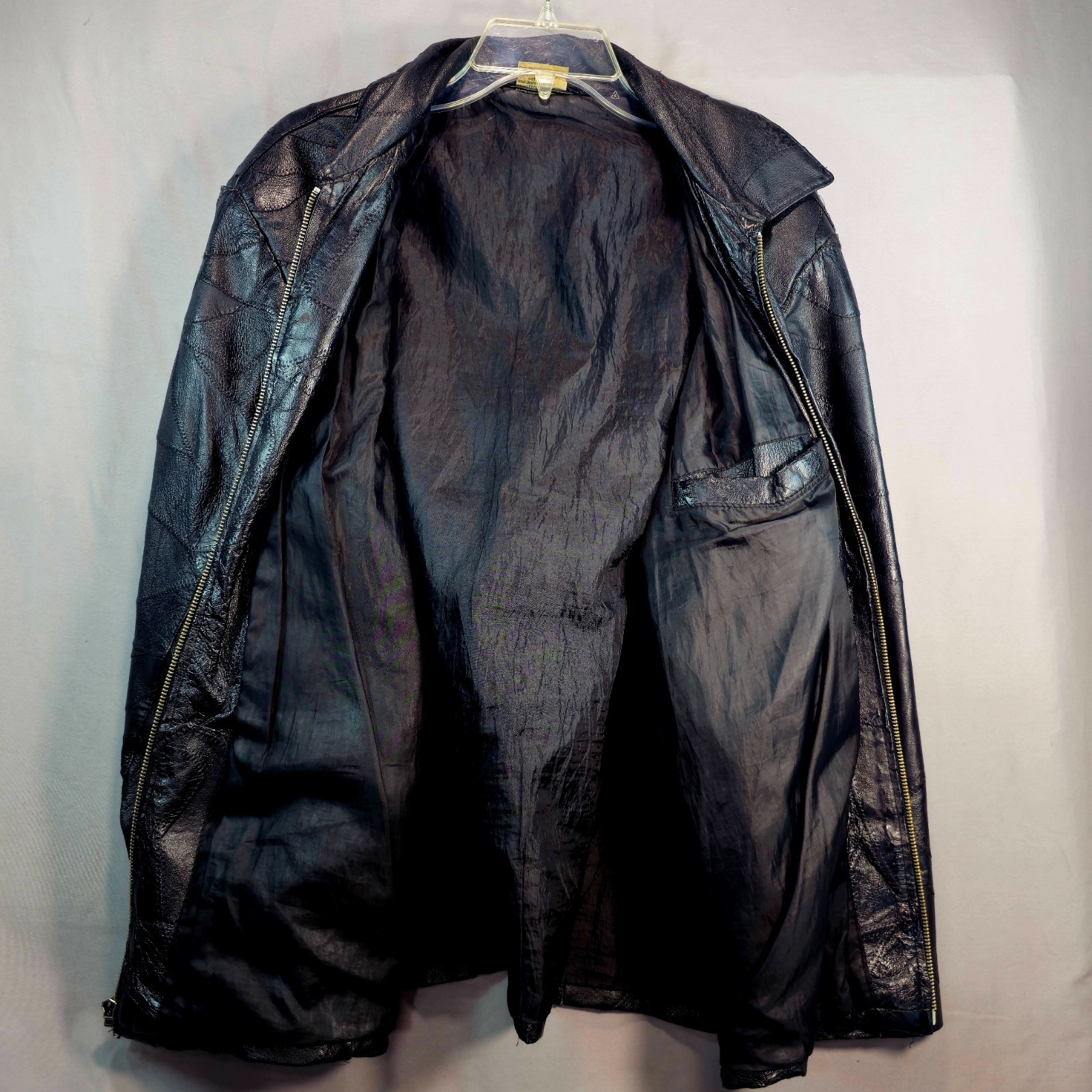 FLIGHT PATH Patchwork 100% Leather Flight Bomber … - image 2