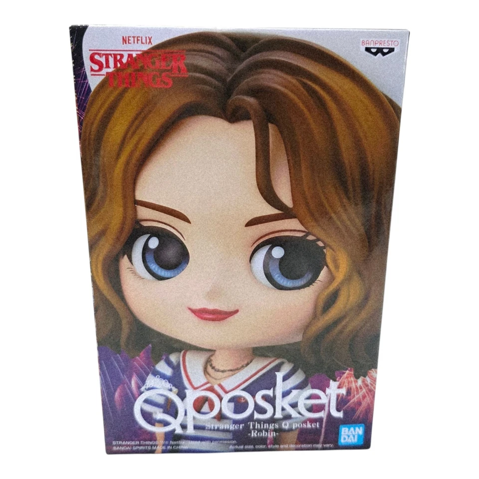 Figura coleccionable de Robin de Stranger Things Qposket nueva en caja Foto 3 de 4