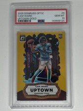 2025 Panini Donruss Optic Cam Ward Gold Uptown /10 PSA 10
