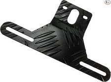 Car Aluminum License Plate Light Bracket, Auto License Color: BlackSize: 1 PC