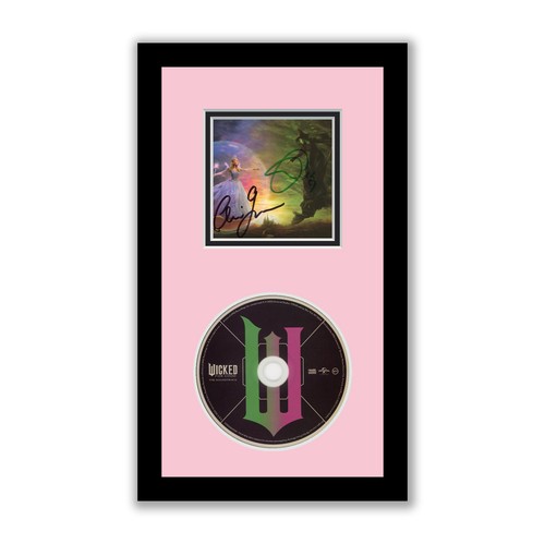 Wicked 2 Ariana Grande Cynthia Erivo Autograph Signed Framed CD Soundtrack ACOA