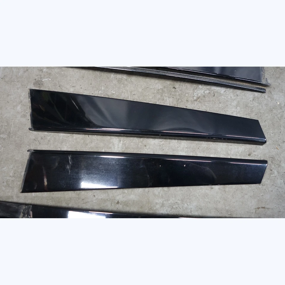 99-03 BMW E39 5-Series Touring Wagon Door Trim High Gloss Black Shadowline OEM — 第 3/4 张图片