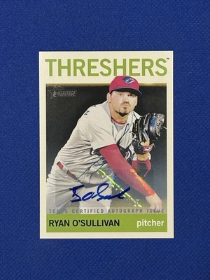 2013 Topps Heritage Minors Real One Ryan O'Sullivan #ROA-ROS Auto autograph