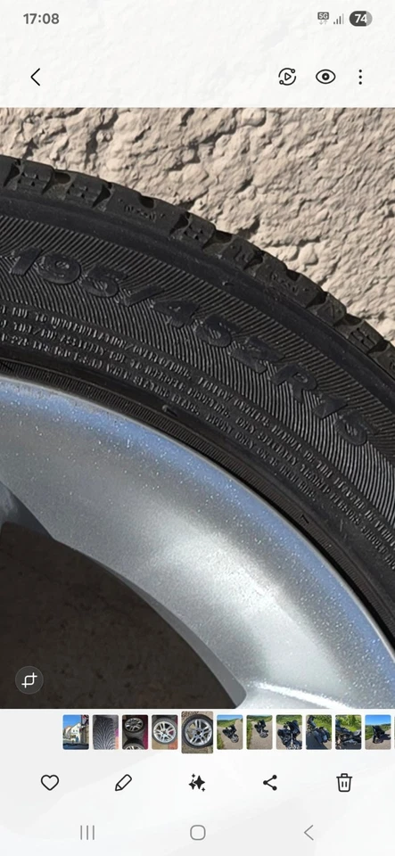 Verkaufe Vier Loch komplett Alu Räder - Bild 4 von 4