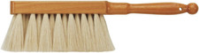 Graphic Design Series 2485 - Dusting Brush - Soft White Goat Hair with Lacquered