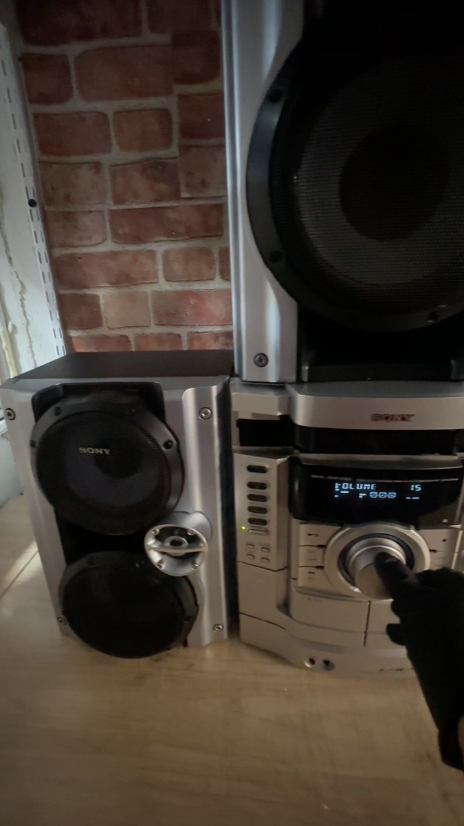 Sony MHC-GX470 Book Shelf Stereo Audio Sound System Fully Tested