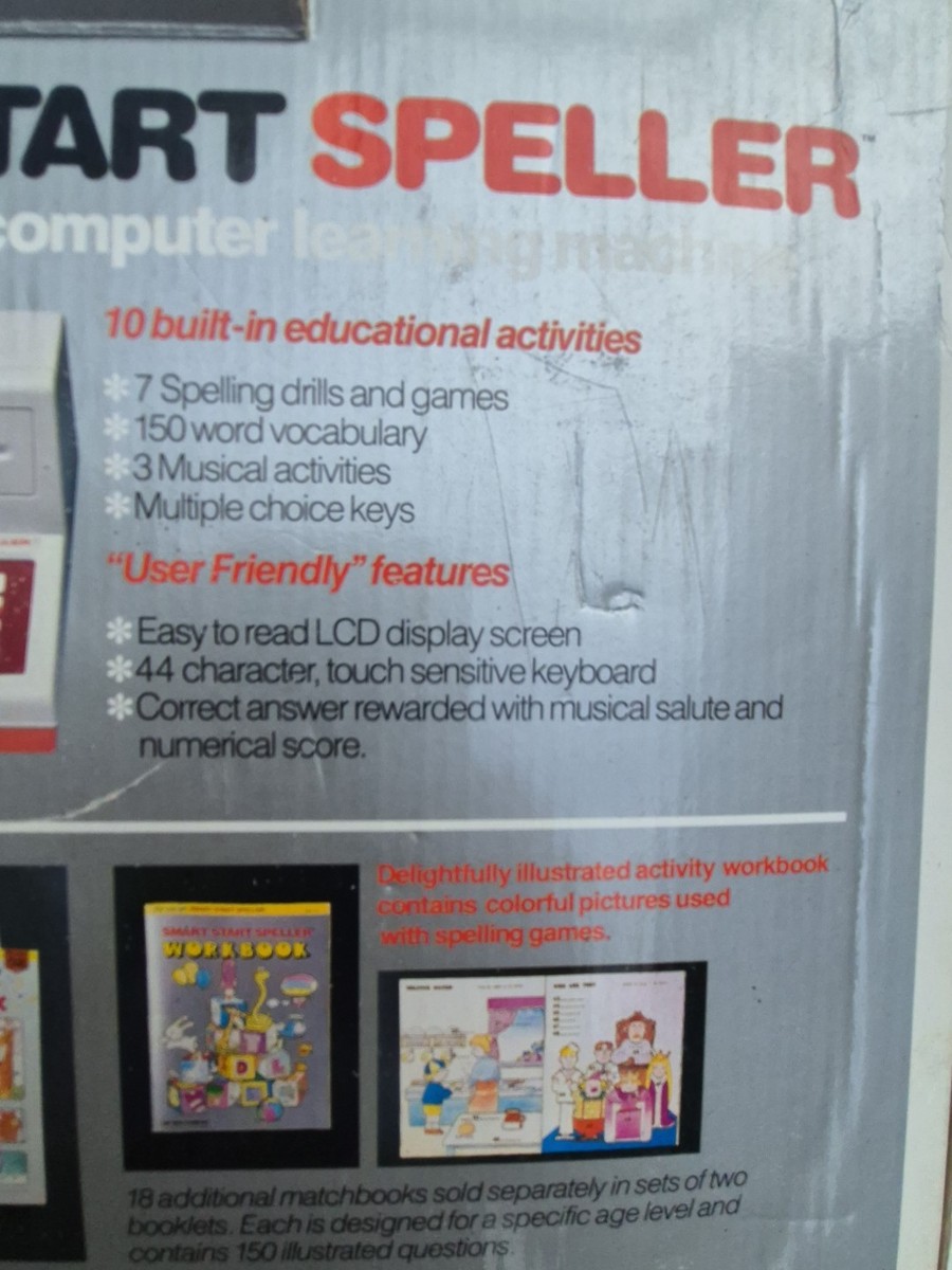 1989 VTech Smart Start Speller Complete Educationics
