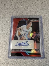 2024 Panini Prizm WNBA - Signatures Lou Lopez Senechal #SG-LLS Red Prizm /99...