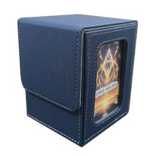 Commander Deck Box with Display Window 100 Double-Sleeved Cards Magnetic PU