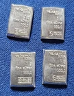 A LOT OF FOUR (4) VALCAMBI 1 GRAM .999 FINE SILVER BARS