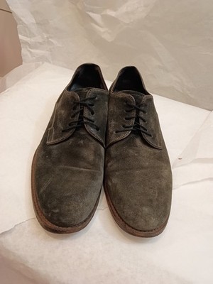 n.d.c. Made By Hand Suede Green Distressed Men's Shoes  Size 43