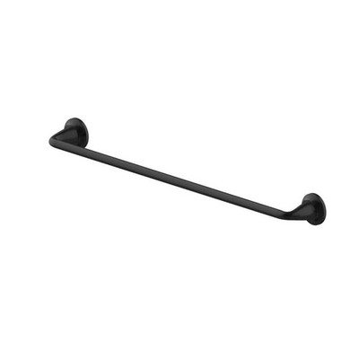 Glacier Bay Constructor 24 in. Towel Bar in Matte Black